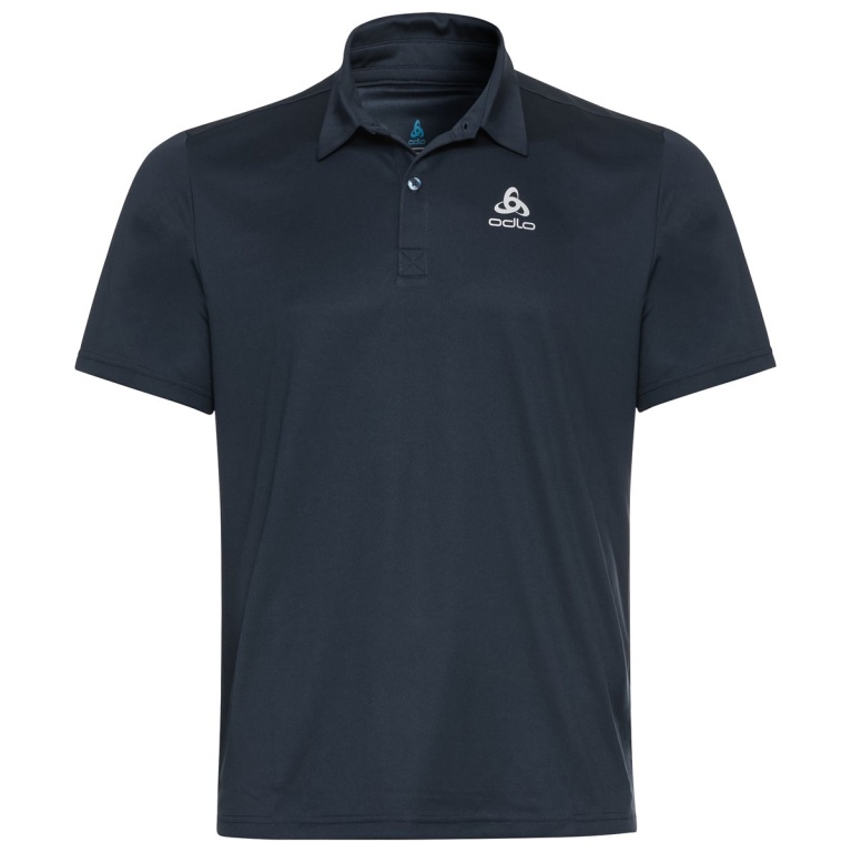 Odlo Wander-/Freizeit Polo Cardada (100% Polyester, hoher Tragekomfort) saphirblau Herren